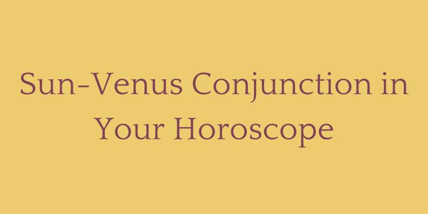 Sun Venus Conjunction